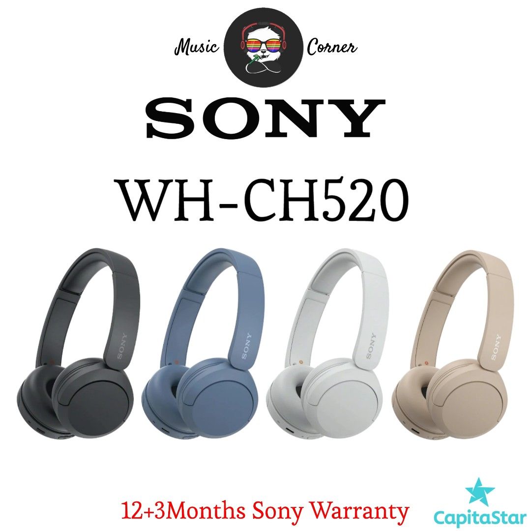 Sony WH-CH520, Audio, Headphones & Headsets on Carousell