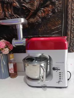 Stand mixer with meat grinder