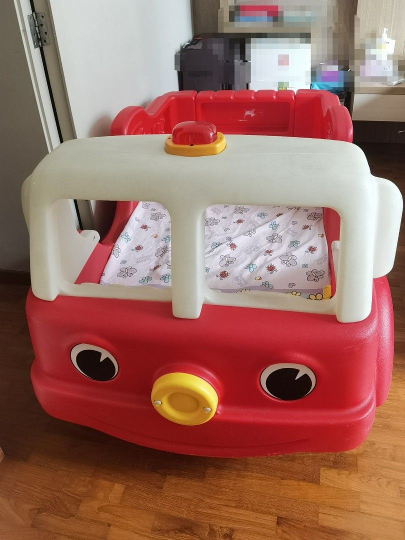 Little tikes step 2 fire engine toddler hot sale bed
