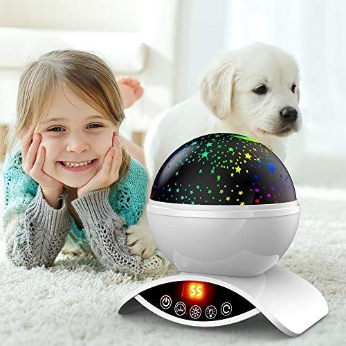 Elecstars Night Lights Rechargeable Star Projector with Remote