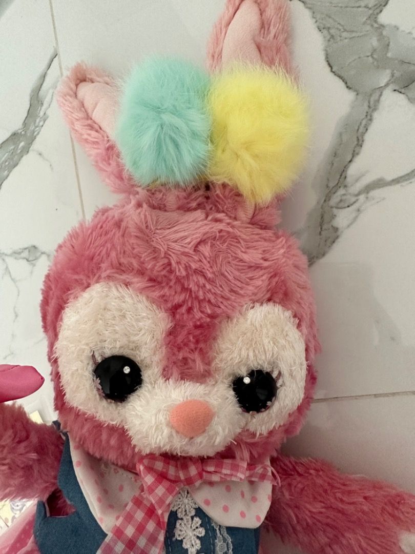 Super limited rare Pink disneysea japan stella lou rabbit plush doll ...
