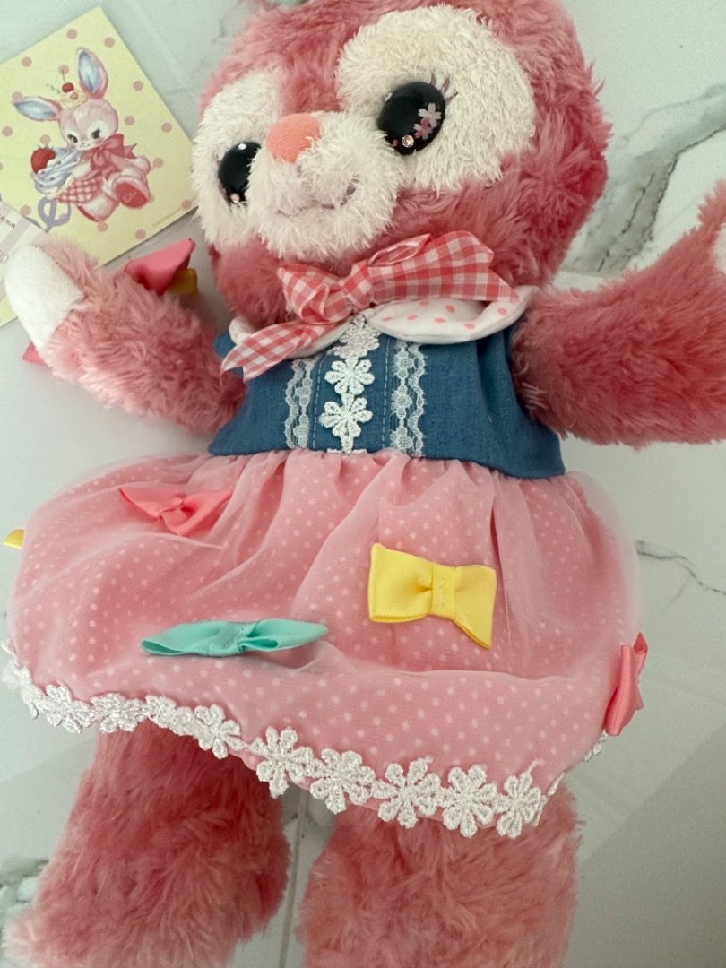 Super limited rare Pink disneysea japan stella lou rabbit plush doll ...