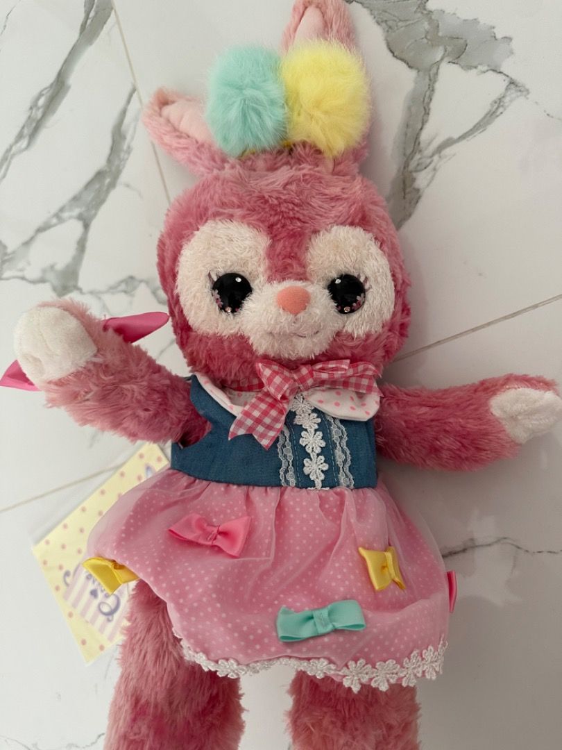 Super limited rare Pink disneysea japan stella lou rabbit plush doll ...