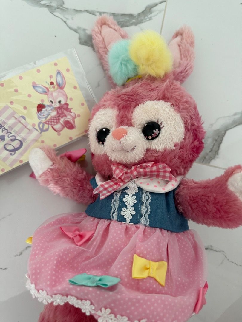 Super limited rare Pink disneysea japan stella lou rabbit plush doll ...