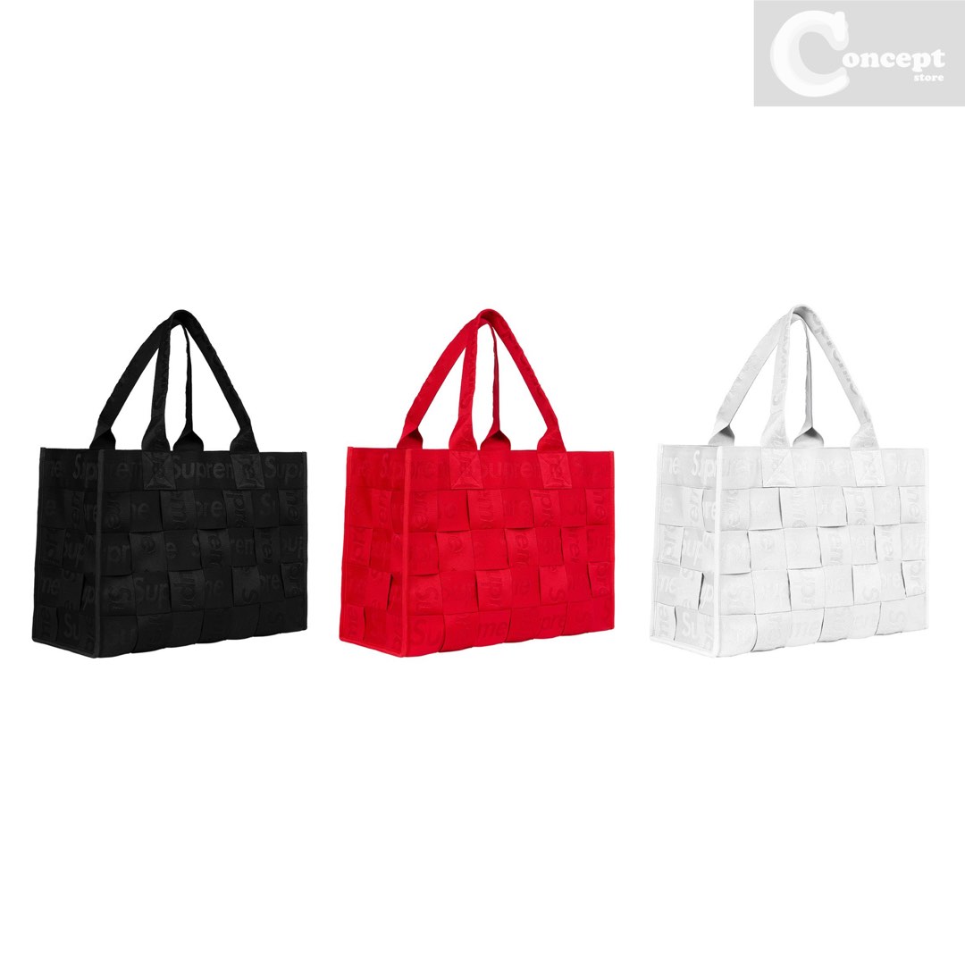SUPREME 23SS WOVEN LARGE TOTE BAG, 女裝, 手袋及銀包, Tote Bags