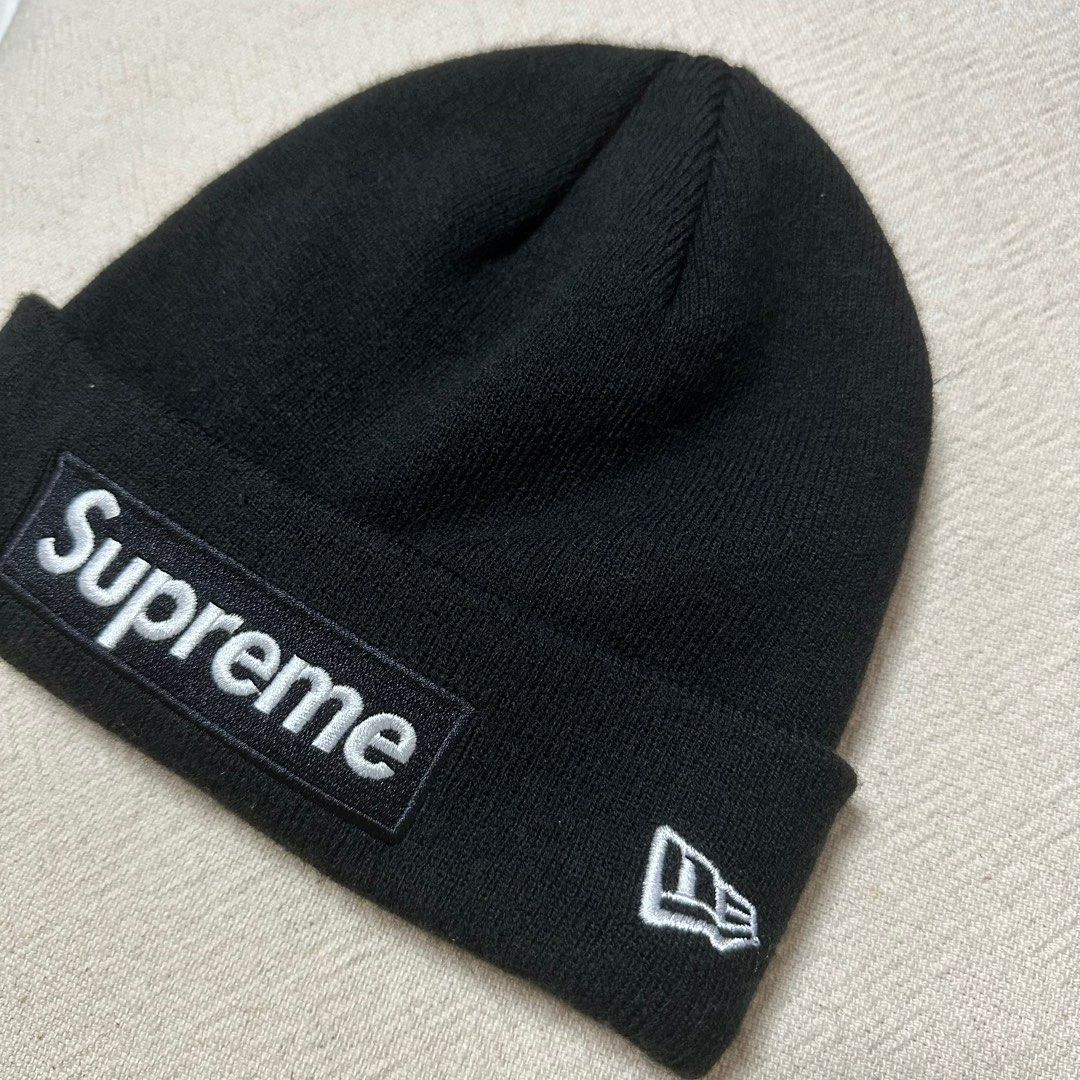 Supreme New Era Box Logo Beanie (FW21) Black