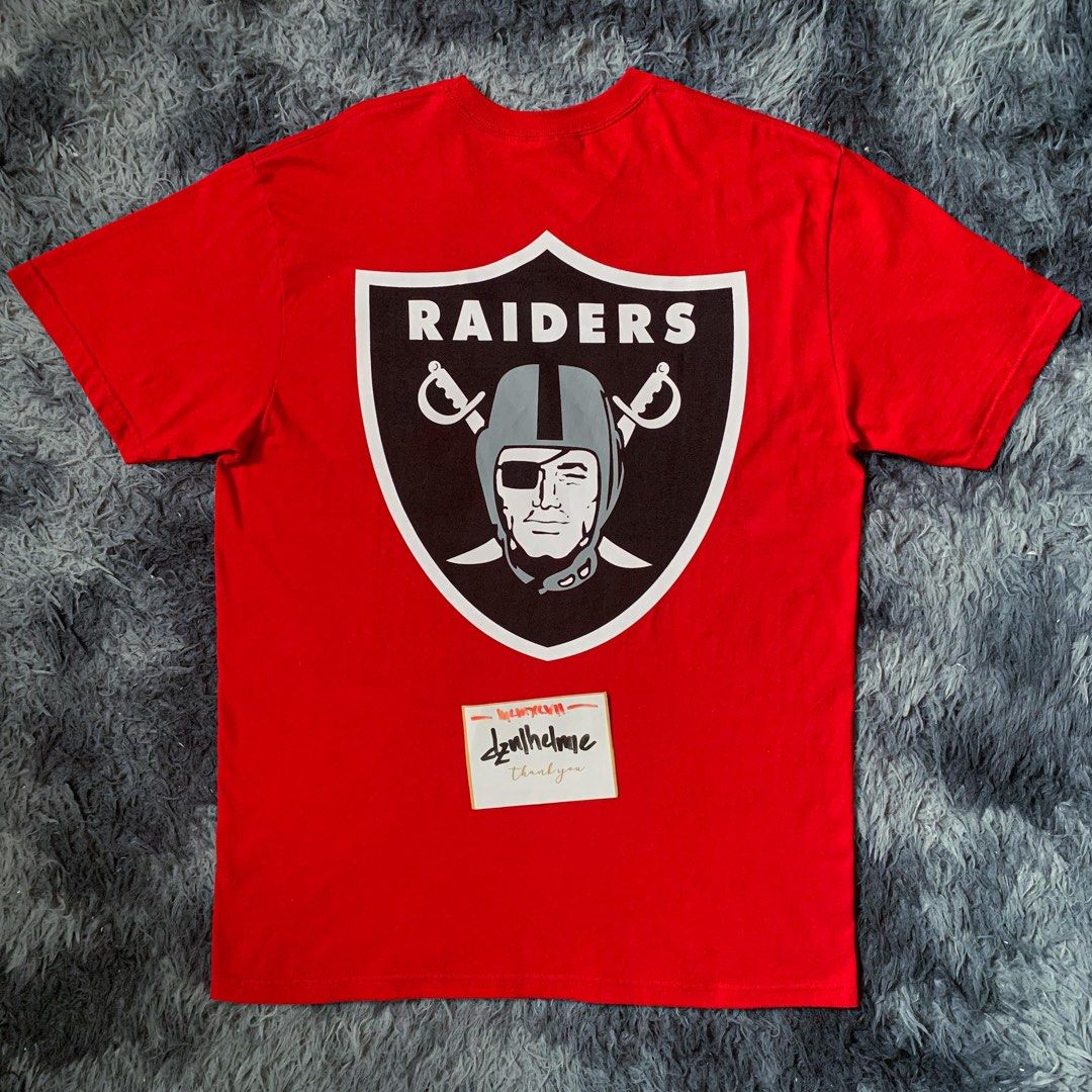 Supreme x Raiders NFL Tee Men s Fashion Tops Sets Tshirts Polo Shirts on Carousell