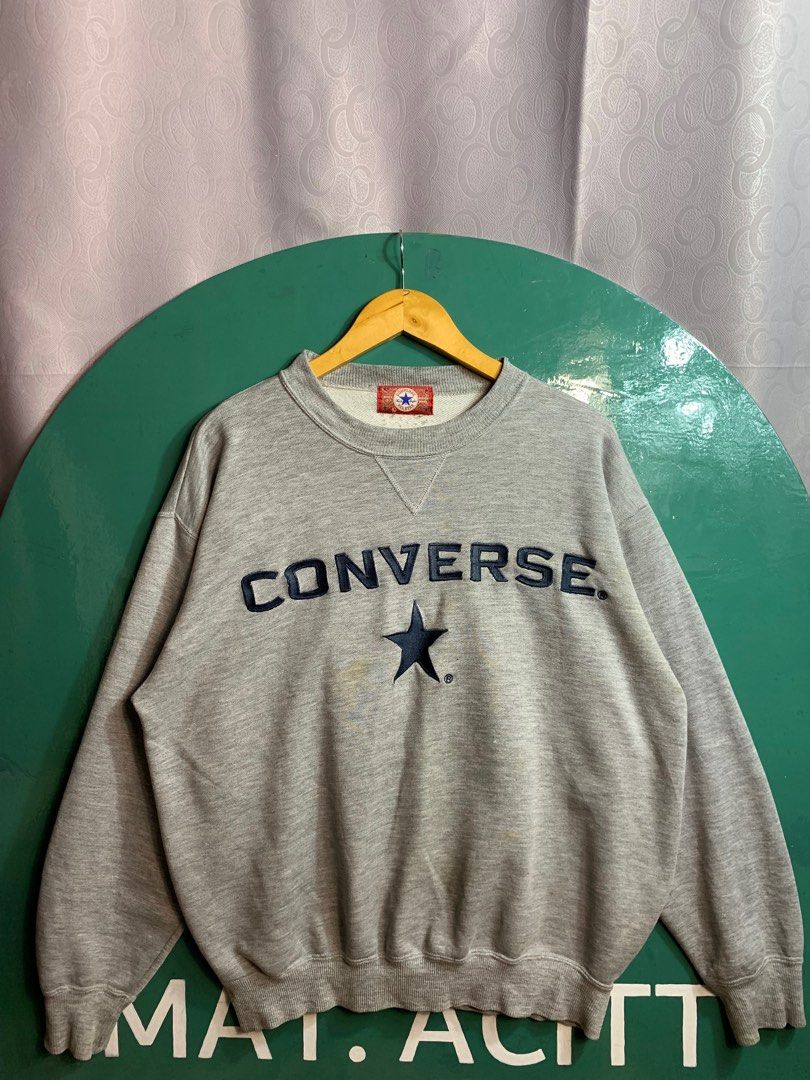 Sweatshirt converse Men s Fashion Coats Jackets and Outerwear
