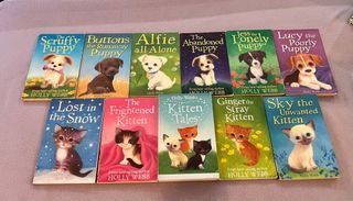 Take All Bundled Holly Webb Puppy Tales and Kitten Tales Books (12 Books Included)