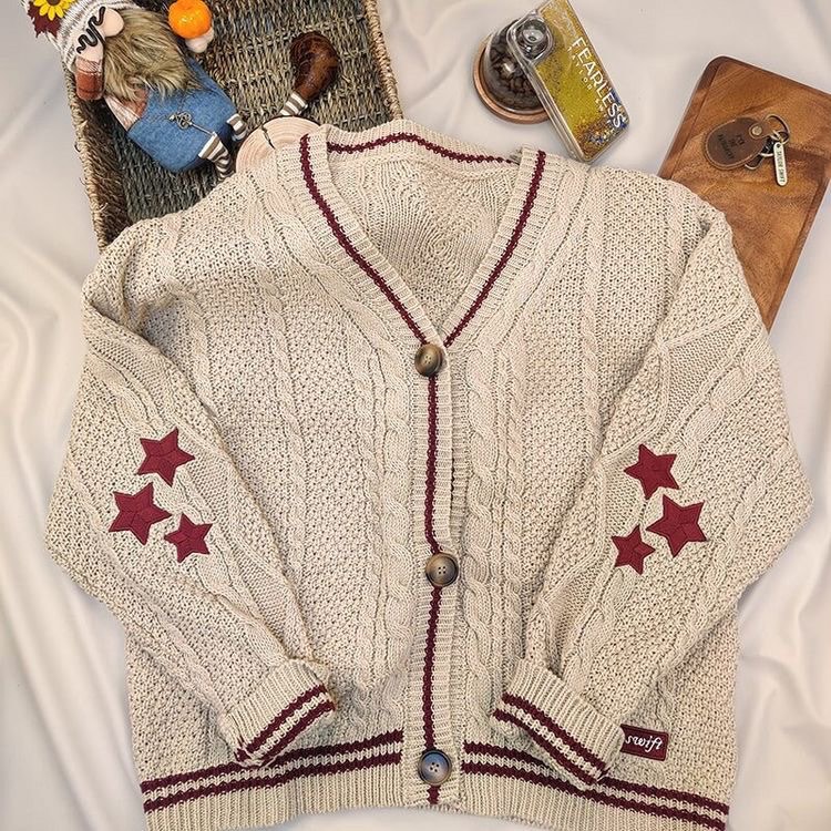 Taylor Swift RED era CARDIGAN inspired perfect for Eras tour on Carousell