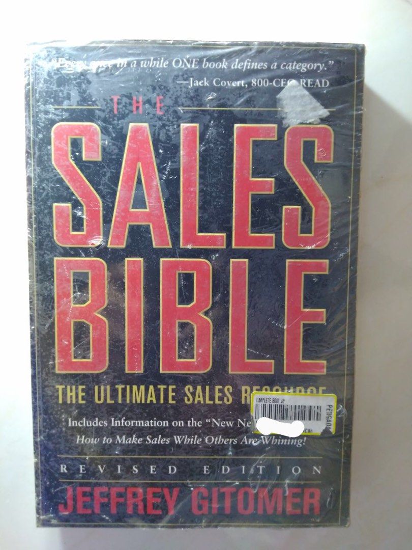 The Sales Bible Jeffrey Gitomer on Carousell