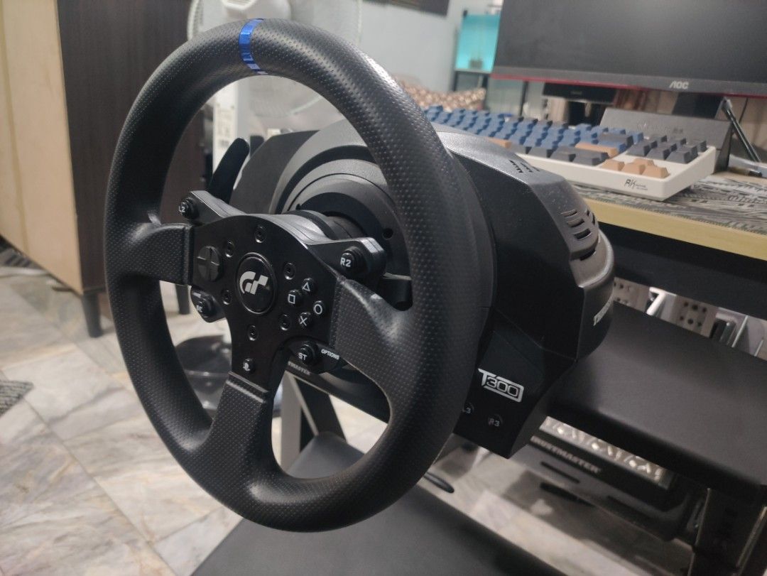 Thrustmaster T300RS GT Edition complete (w/ magnetic shifter mod ...