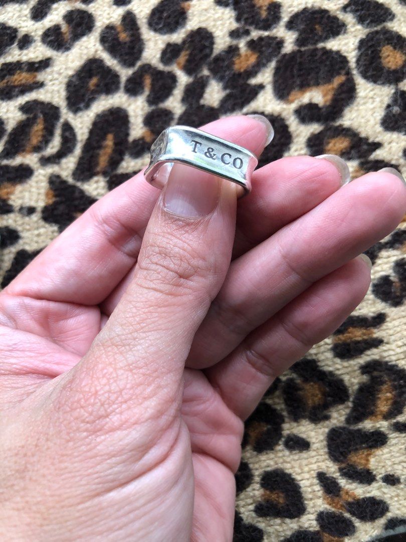 Tiffany and co square ring sale