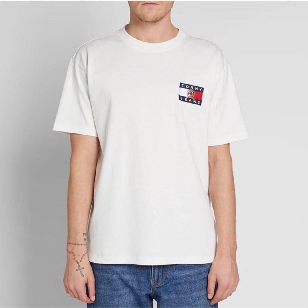 Tommy crest shop flag tee