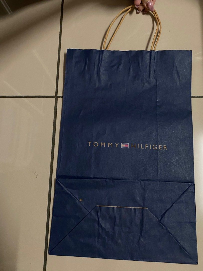 Tommy hilfiger shopping paper bag cheap