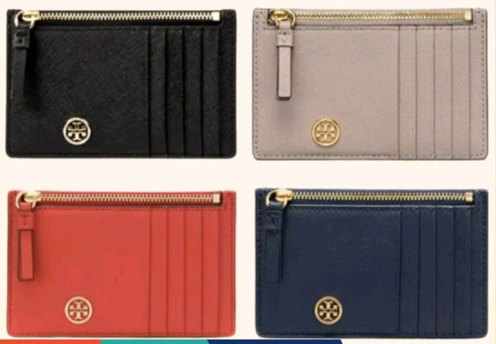 Tory Burch Robinson Slim Card Case 50211 Women s Fashion Bags Wallets Wallets Card Holders on Carousell