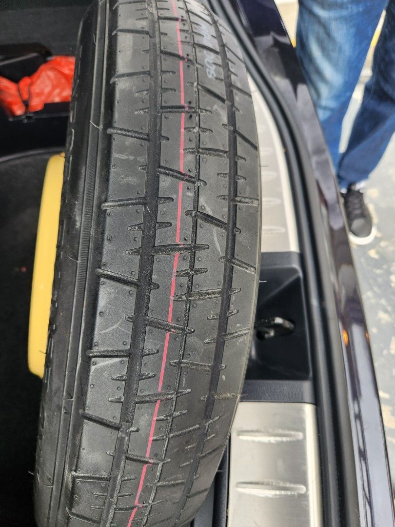 Toyota Harrier spare tyre with Rim, Car Accessories, Tyres & Rims on