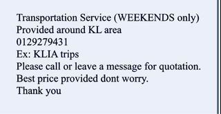 Transportation service