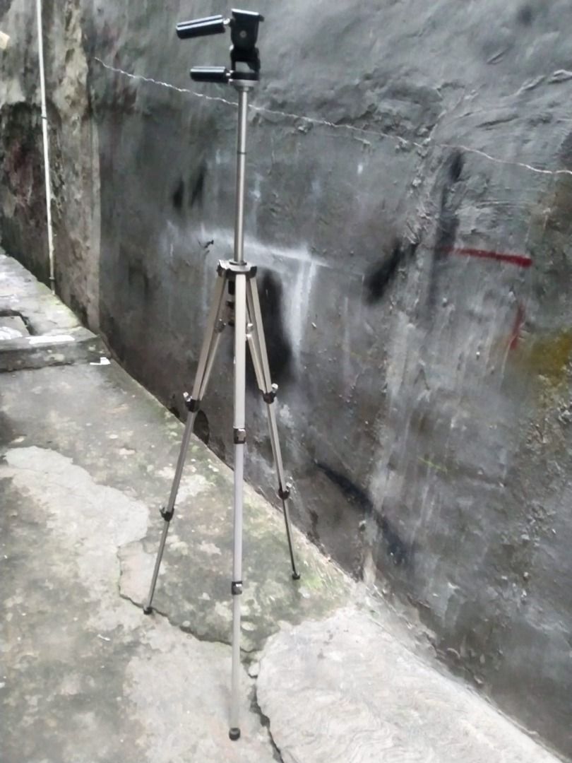 Tripod / Camera Standing 115cm Stainless Kuno Jadul Antik on Carousell