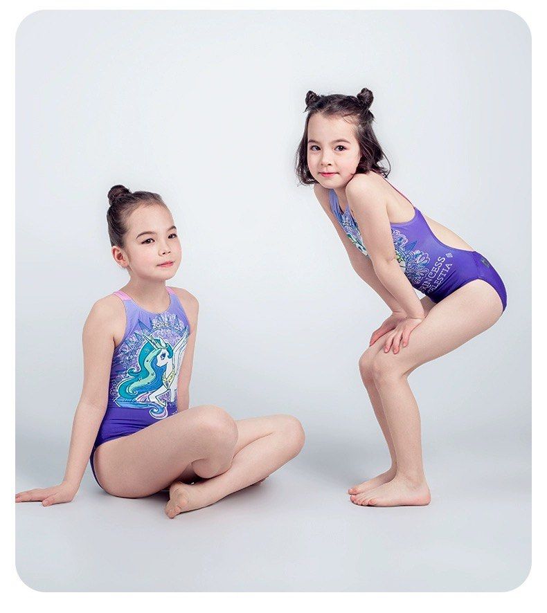 Children's unicorn top swimsuit