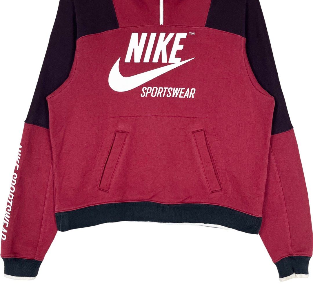 Nike sportswear red online sweater