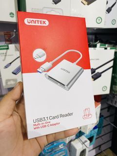 ⚡Unitek USB-A to CF Card SDCard MicroSD Card Reader With USB-C Adaptor Y-9313D