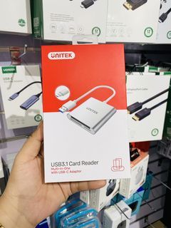 Unitek USB-A to CF Card SDCard MicroSD Card Reader With USB-C Adaptor Y-9313D