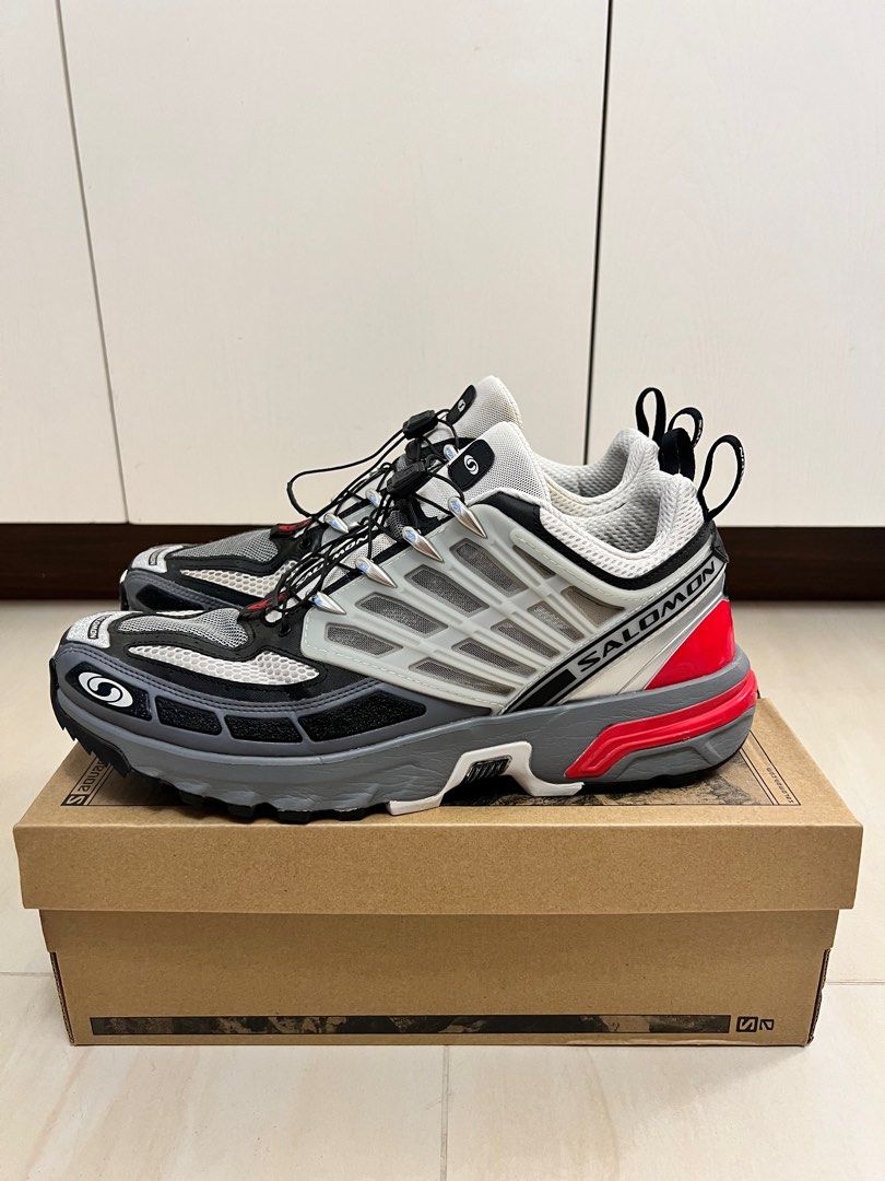 US13] Salomon ACS Pro Advanced 灰紅, 男裝, 鞋, 波鞋- Carousell