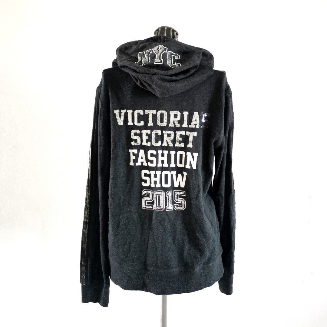 Victoria Secret NYC 2015 Fashion Show Collector Hoodie Women s Fashion Coats Jackets and Outerwear on Carousell