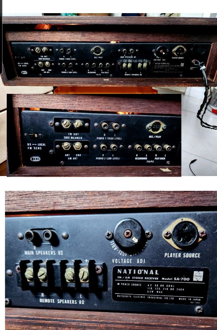 Vintage collectibles. National Panasonic SA700.(1972).Tape Monitor