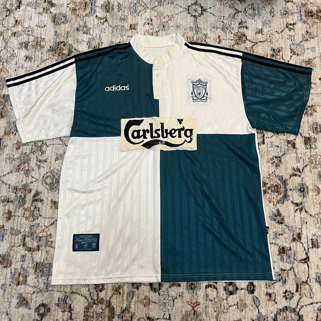 Liverpool fc 1995 away short shop sleeve shirt