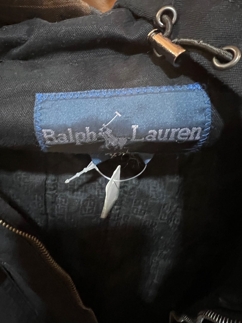 Men's Vintage Grey Light Wool Ralph Lauren Jacket L