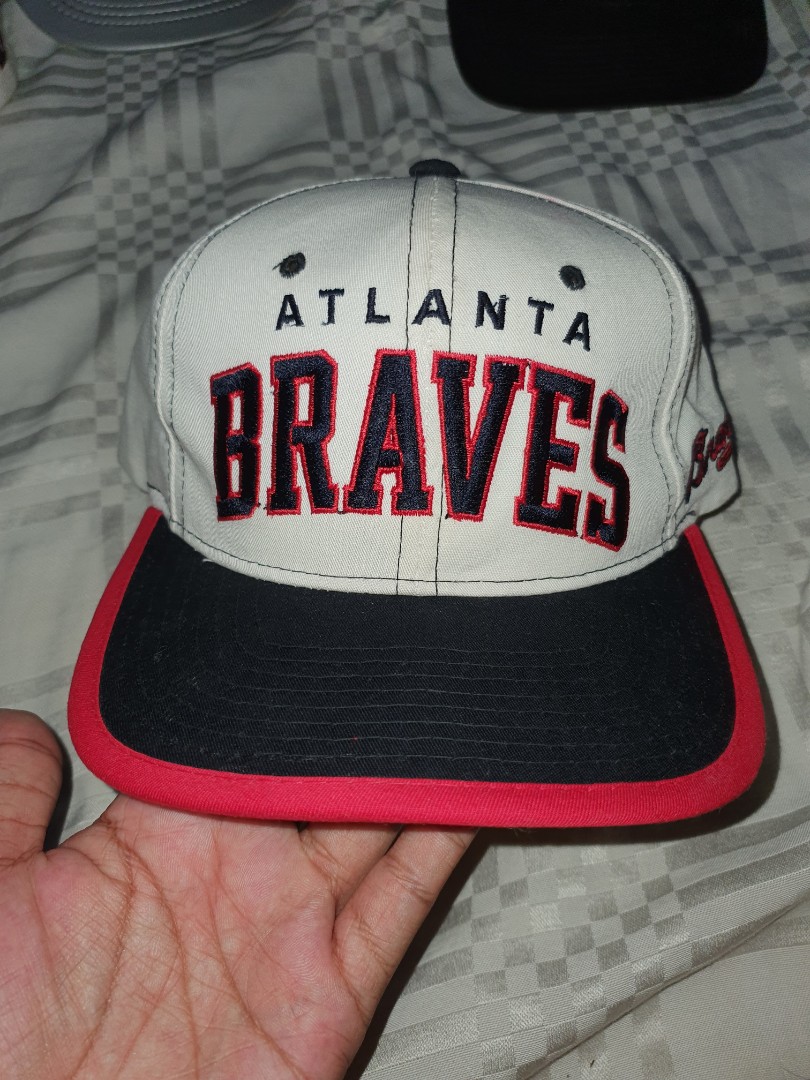 Vintage Atlanta Braves Starter Hat Sz 6 7/8 Baseball Wool