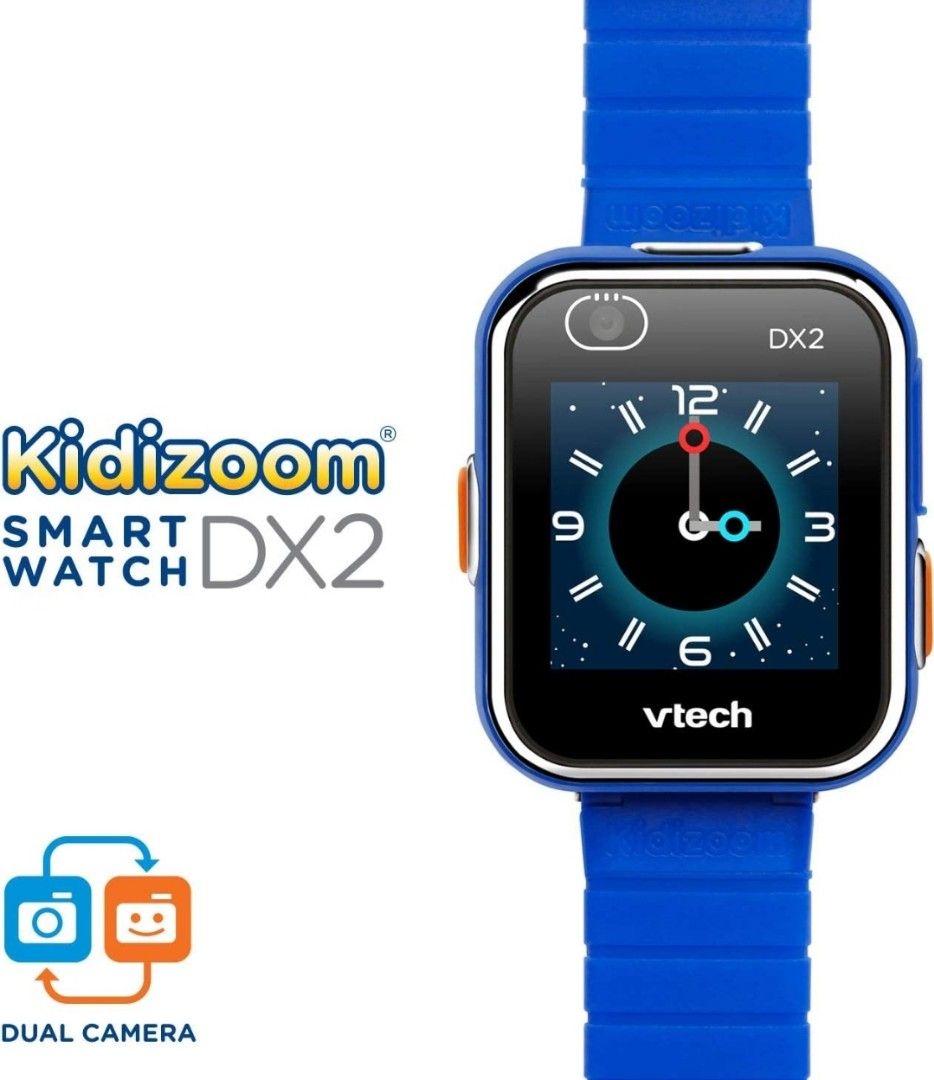 VTech Kidizoom Smartwatch DX2 Blue Frustration Free Packaging