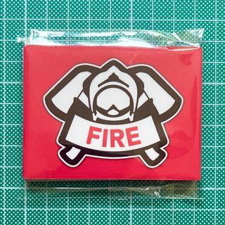 Waterproof Stickers: FIRE ( SCDF ) abt 6 x 8 cm . Free Normal Mail