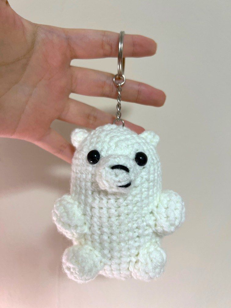 Ice bear keychain shop