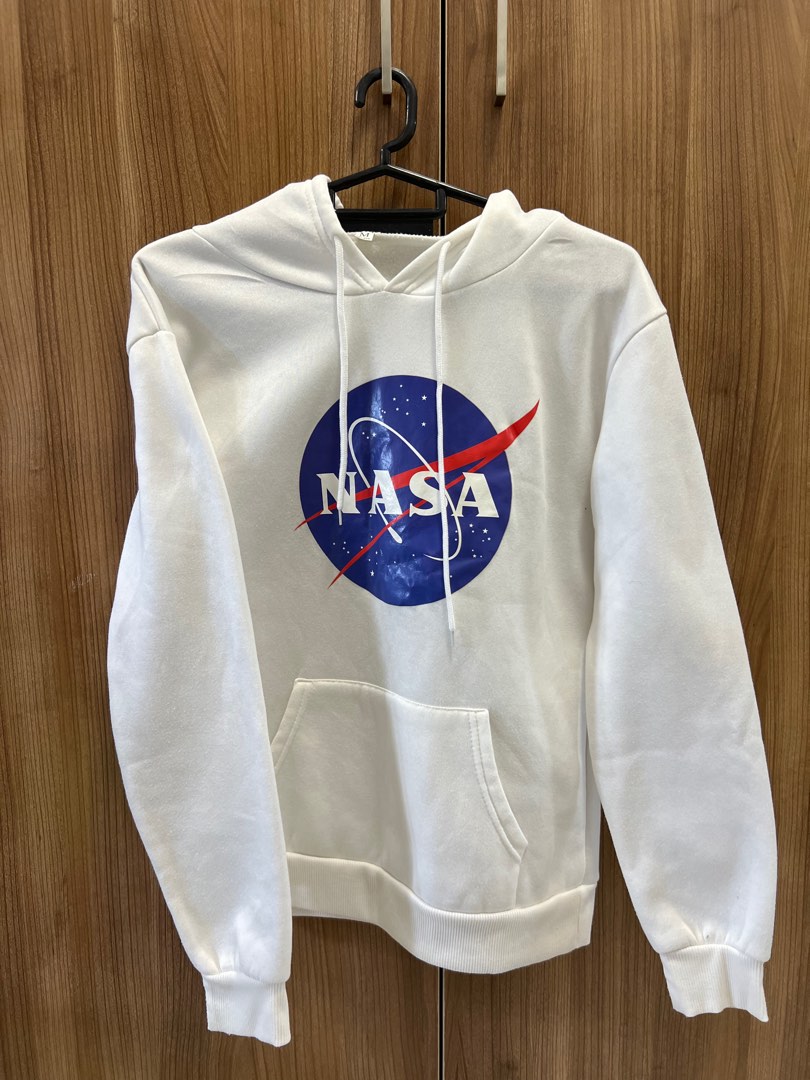 Nasa white cheap hoodie