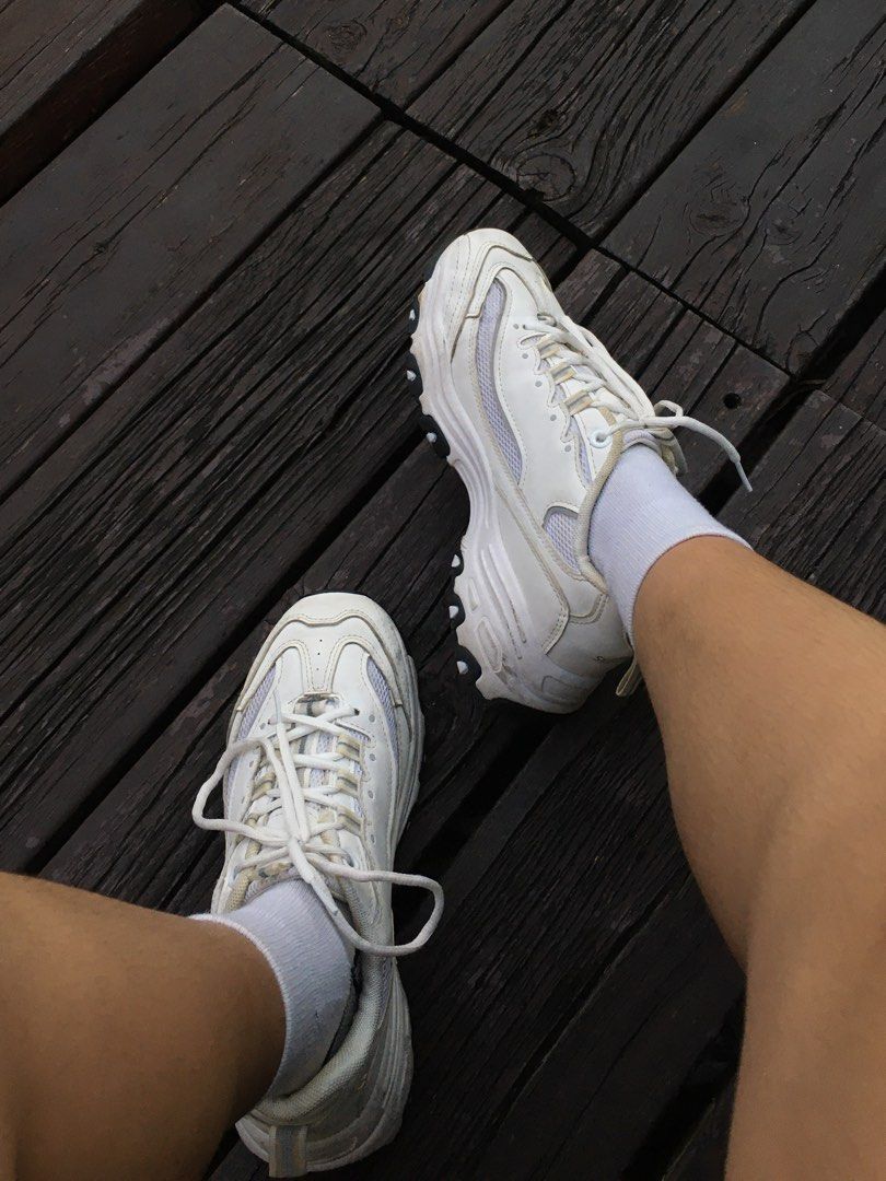 Sketcher shoes white sale