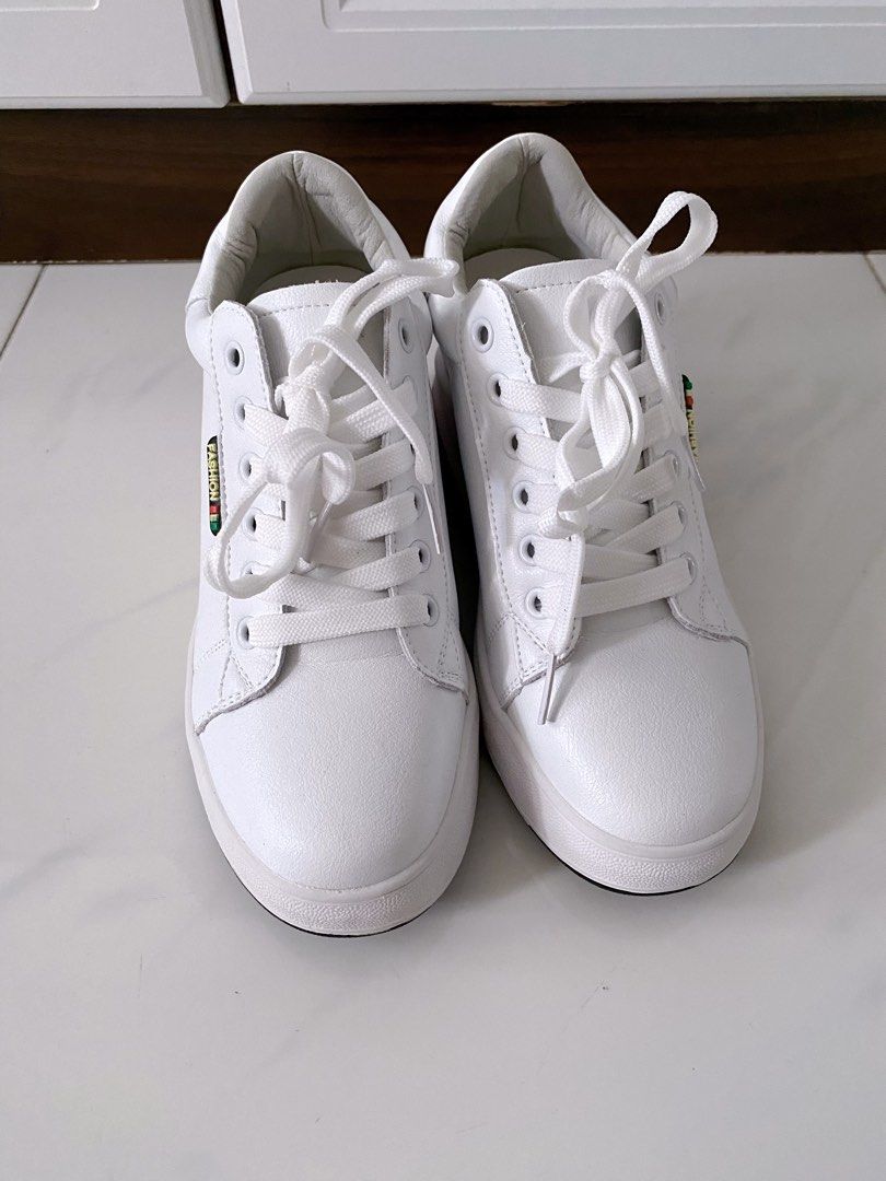 White top elevator shoes