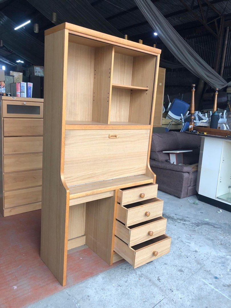 Study Racks Wood Wooden study Cabinet, Furniture & Home Living, Furniture, Shelves ...