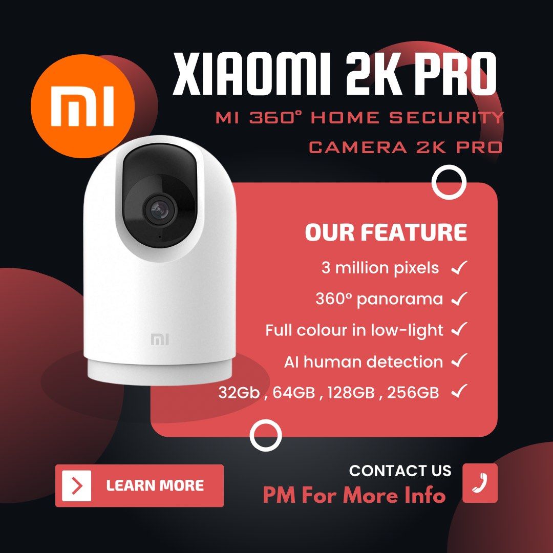 Xiaomi Mi Home Security Camera 360° 2K