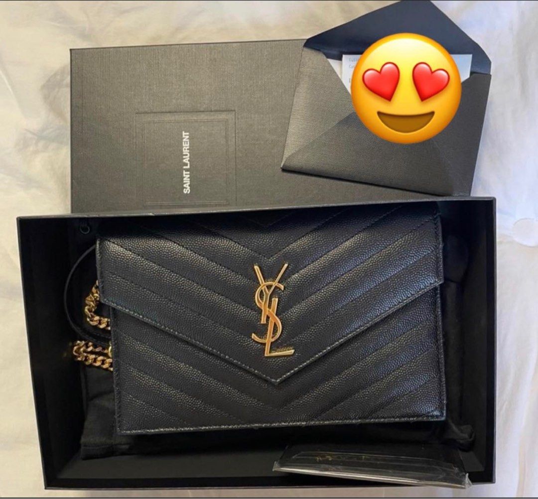 YSL WOC Beige, Luxury, Bags & Wallets on Carousell