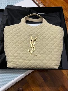 YSL Icare Quilted leather Tote bag ❤️W/dust bag, Luxury, Bags & Wallets on  Carousell