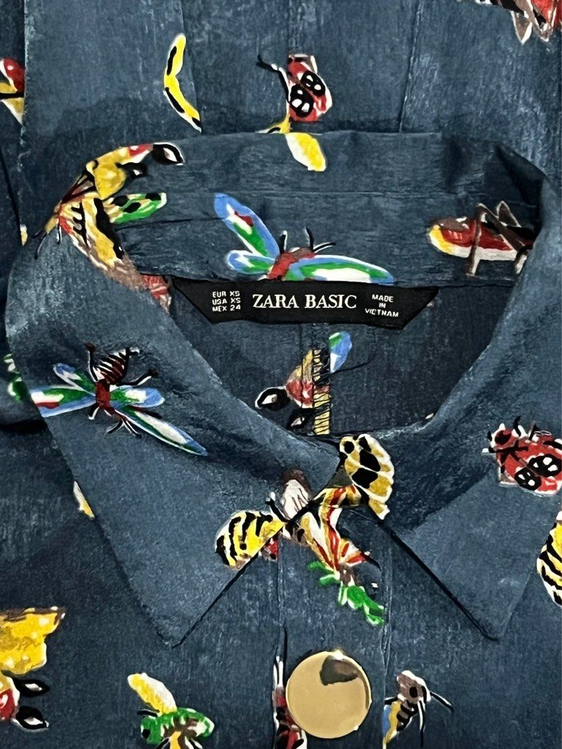 Zara insect dress new arrivals
