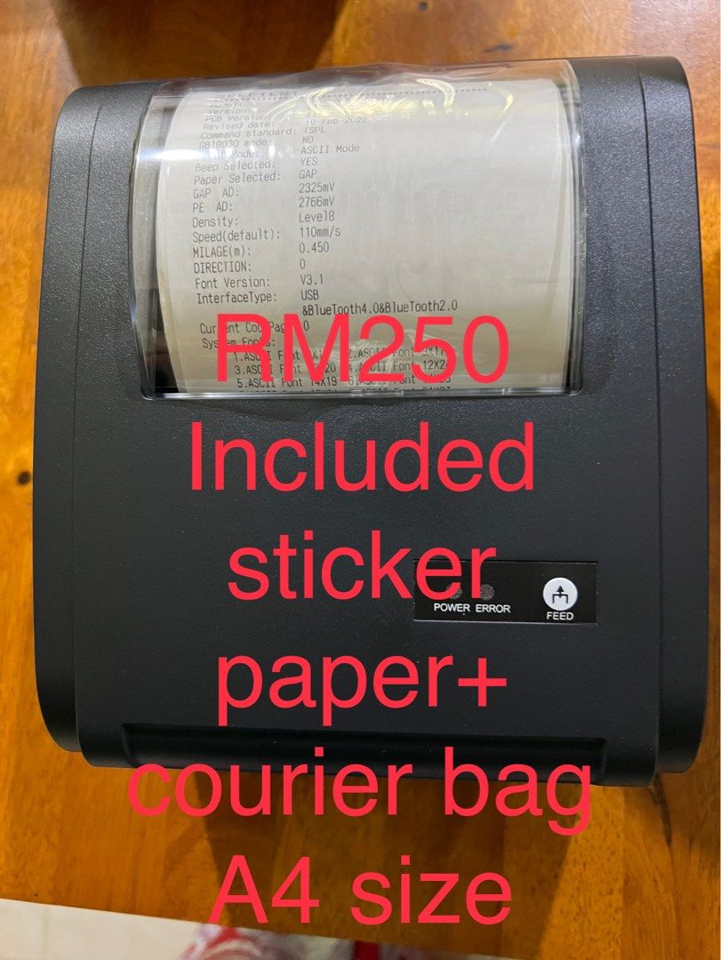 ZJIANG ZJ9210 A6 Waybill Barcode Shipping Label Consignment Note