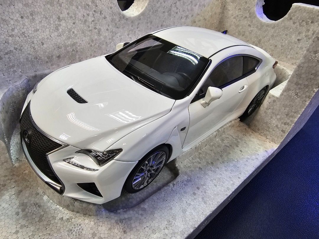 Lexus RC F ミニカー 1/18 ホワイト most falling less 100 jpy ~#1/18 Lexus RC F white LEXUS special