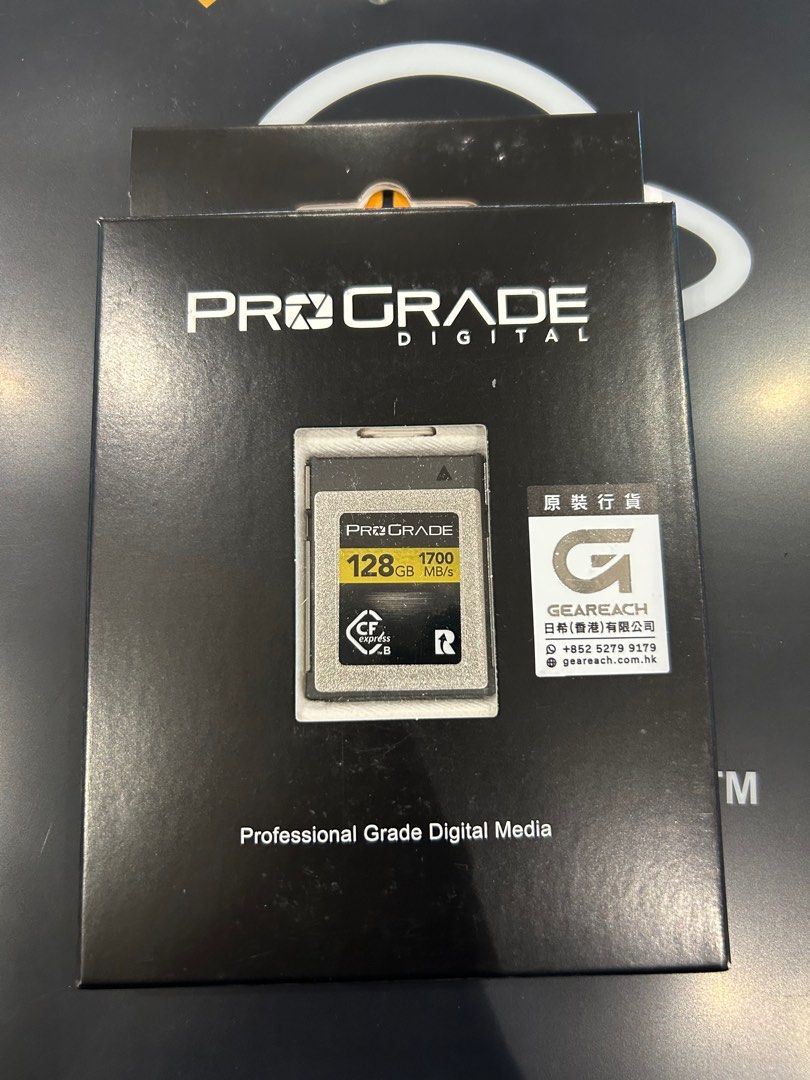 128GB ProGrade Digital CFexpress™ 2.0 Type B Memory Card (Gold