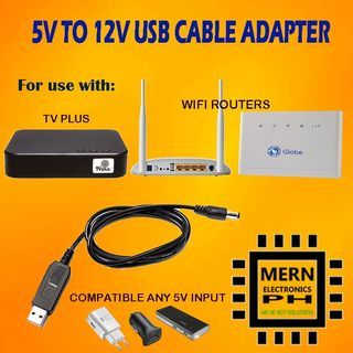 12v USB to DC Adaptor (for Router / Gateways / TV Plus