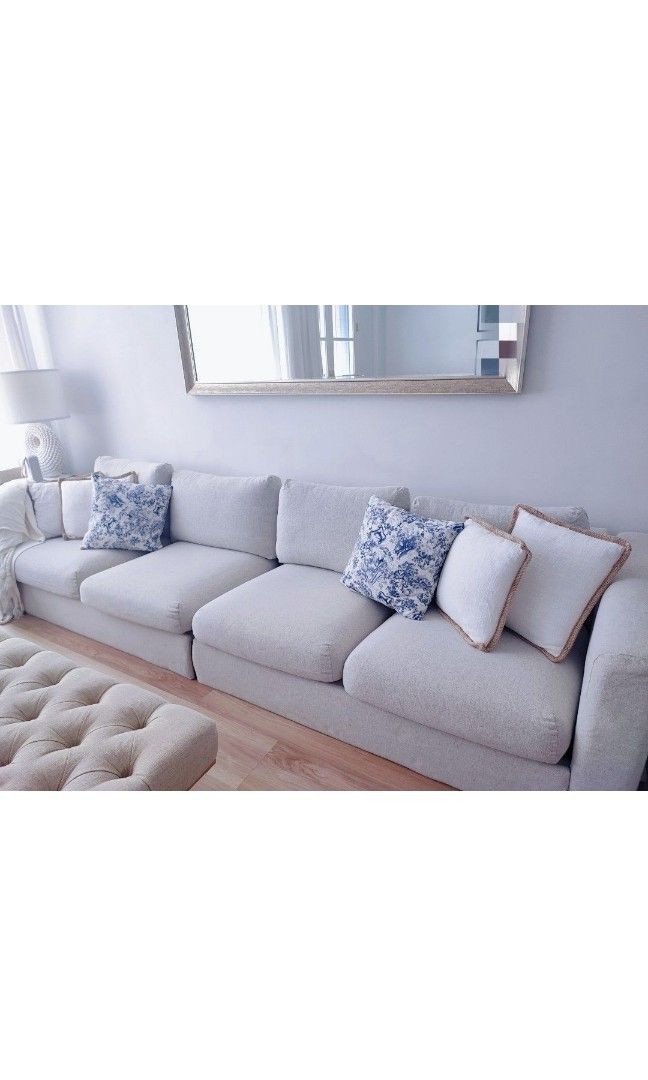 RELOCATION SALE: 3.1m Luxurious Sofa Couch, Furniture & Home Living ...