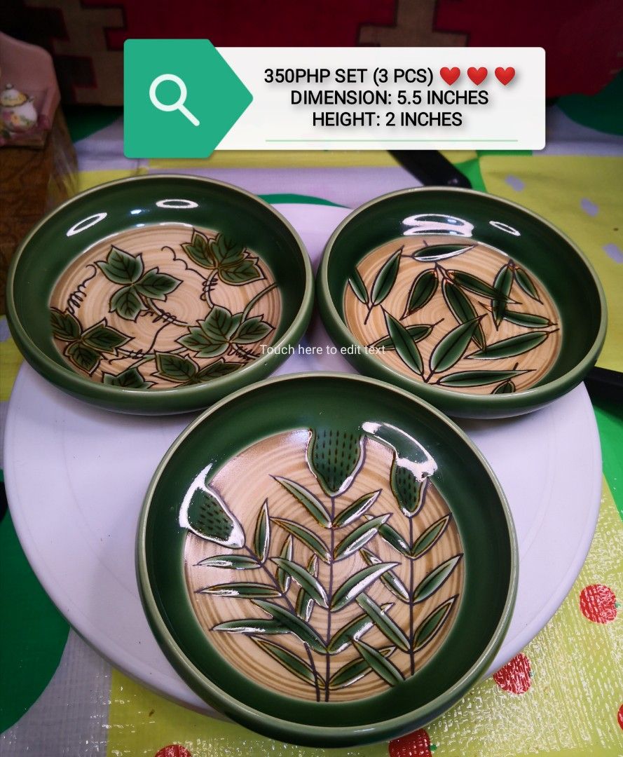 350PHP SET ❤️ ❤️ ❤️ (Category: Dinnerware & Cutlery) located in Las Pinas. Submitted by vey21 (Listing ID 1242329668, Image 1). Description: We are now offering quality japan surplus products, new arrivals at its lowest price ❗sale❗sale❗sale❗ 350php SET only❗❤️❤️❤️ JAPAN ITEMS NEW ARRIVAL 🥰🥰🥰 SOBRANG GANDA NG MGA ITEMS LOCATION: Las Piñas NATIONWIDE SHIPPING # Pavevey Japan Surplus QUALITY JAPAN ITEMS AT LOWER PRICE ❤️.